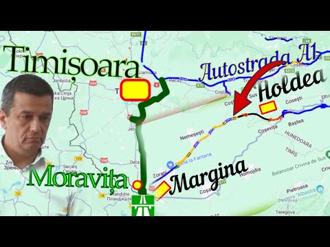Drum Expres Timișoara (+Centura) - Moravița și Autostrada A1 Margina - Holdea