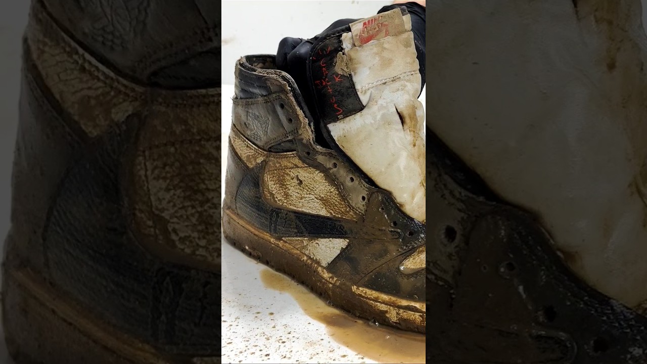 Watch Cleaning The DIRTIEST $3500 Travis Scott Air Jordan 1 Ever! Now Cleaning The DIRTIEST $3500 Travis Scott Air Jordan 1 Ever!