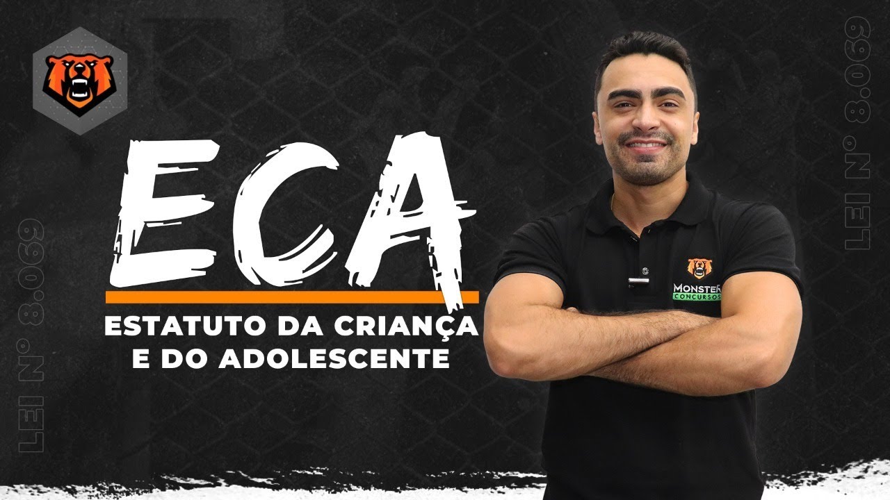 ECA - Estatuto da Criança e do Adolescente -  Lei 8.069 de 1990 - Prof. Faleiro