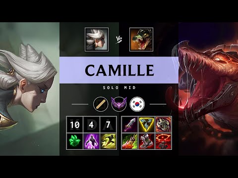 Camille Mid vs Renekton: Legendary - KR Master Patch 25.S1.1