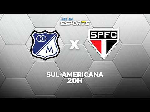 MILLONARIOS X SÃO PAULO - AO VIVO | SUL-AMERICANA – 28/04/2026