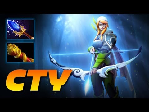 Cty Windranger - EZ Mid vs OD - Dota 2 Pro Gameplay