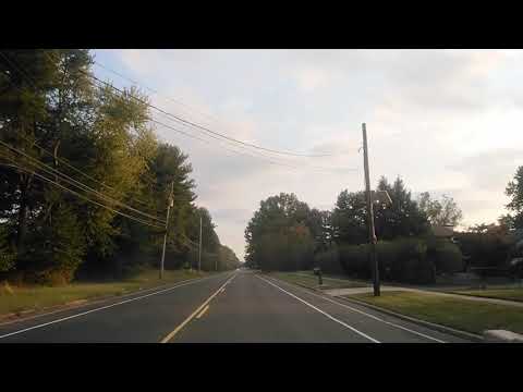 Driving from Princeton to East Windsor, New Jersey