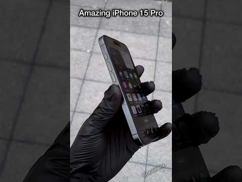 Amazing iPhone 15 Pro Black Titanium - Best Color #shorts #viral #video #trending #iphone #apple