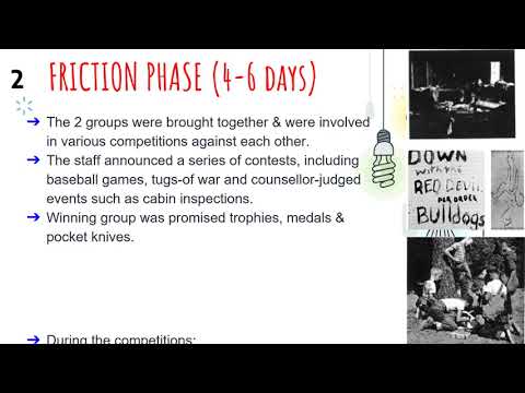 ROBBER'S CAVE EXPERIMENT 1954