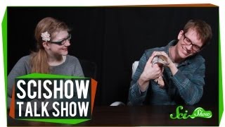 Emily and Hank Meet a Blue-Tongued Skink: SciShow Talk Show Episode 5