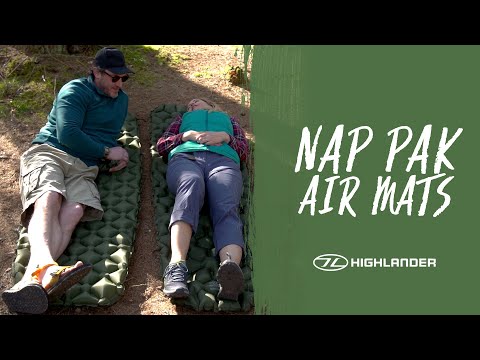 Коврик надувной Highlander Nap-Pak Inflatable Sleeping Mat PrimaLoft 5 cm Olive (AIR072-OG) (930481)