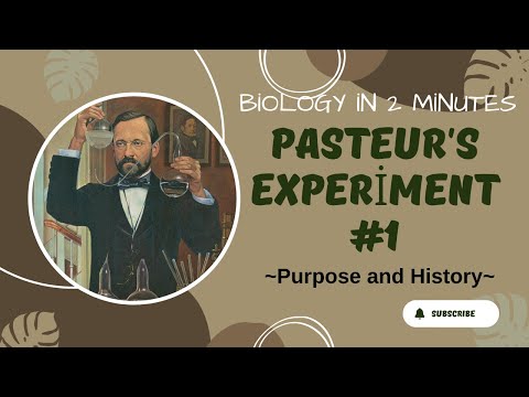 [BIOLOGY in 2 minutes] Pasteur's experiment ~Purpose and History~