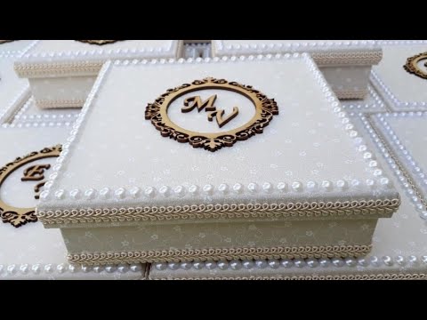 ENSINANDO A REVESTIR A PARTE DEBAIXO DA CAIXA com tecido