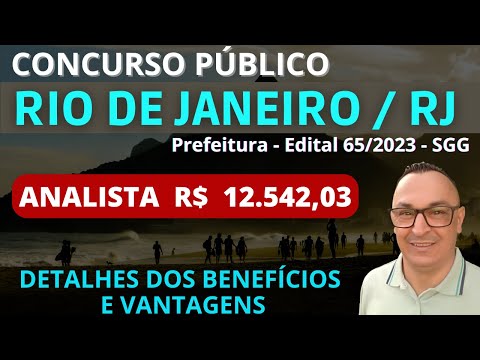 Saiu Edital! Veja Análise. ISS RJ. Saiba mais sobre os Benefícios e Vantagens. Prof. Dê Ribeiro.