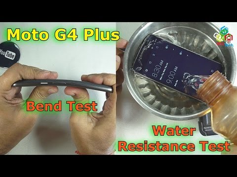 Moto G4 Plus Scratch, Bend & Water Resistance Testssssss.... Video