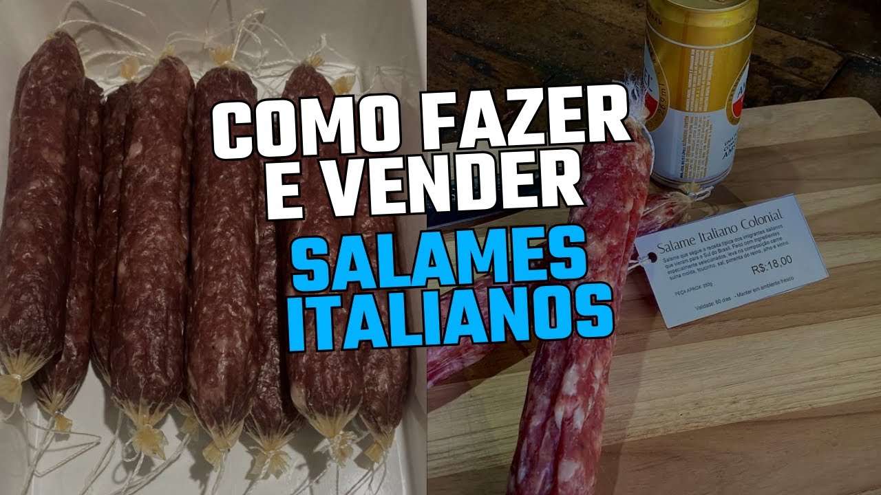 FAÇA VOCÊ MESMO - SALAME CASEIRO ITALIANO