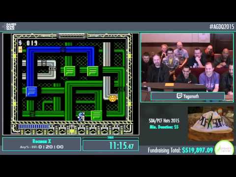 Awesome Games Done Quick 2015 - Part 107 - Rocman X by Yagamoth