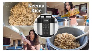 COSORI PRESSURE COOKER - KEEMA RICE RECIPE