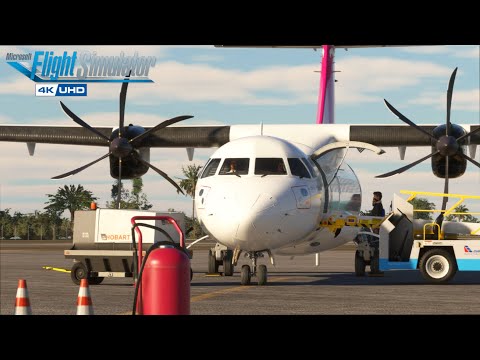 ATR72-600 Caribbean | Cayo Largo - Bahamas | Full Flight (4K) | MSFS