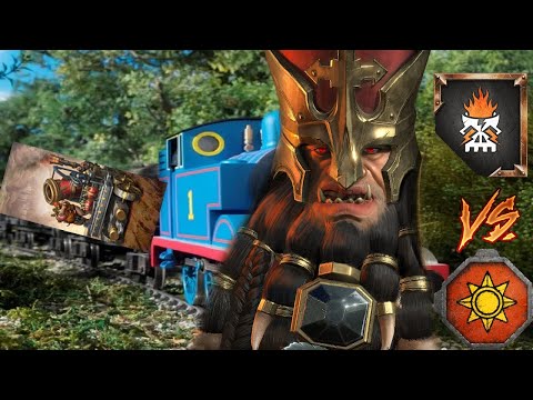 Train Dreadquake Mortar IN COMPETITIVE | Chaos Dwarfs vs Lizardmen - Total War Warhammer 3