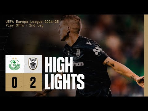 FC Shamrock Rovers Dublin 0-2 FC PAOK Salonic