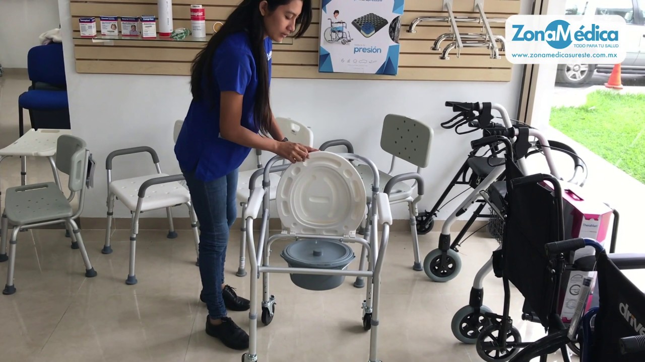 Watch Silla Cómodo con Ruedas | Zona Médica Now Silla Cómodo con Ruedas | Zona Médica
