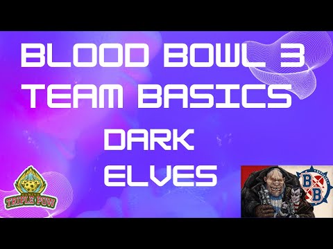 Bloodbowl 3 - Team Basis - Dark Elves