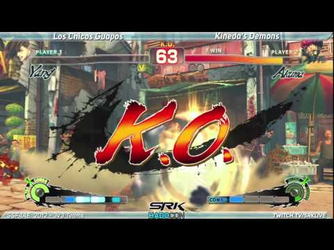 HADOCON III - SSF4:AE - 3v3 - Los Chicos Guapos vs Kineda's Demons