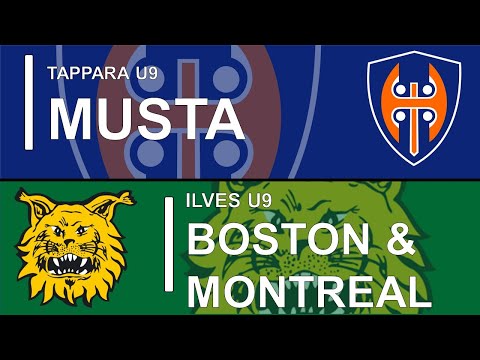 U9 Tappara Musta - Ilves Boston & Montreal Sentteri 20.2.2022