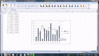 Excel Basics - Video Tutorial How To Graph Two Sets of Data On One Graph