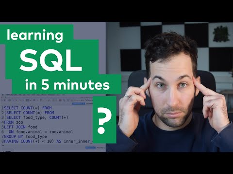 Learn SQL in 5 minutes! (Can you?)