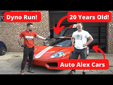 How Much Power Has My Ferrari Lost In 20 Years? With Auto Alex  #ferrari #dyno #ferrari360