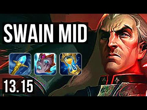 SWAIN vs JAYCE (MID) | 7/0/9, Rank 3 Swain, 500+ games, Godlike | EUW Challenger | 13.15