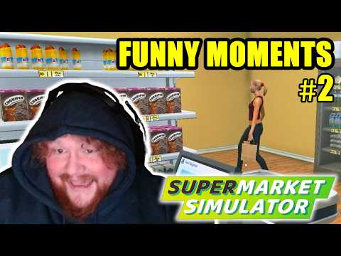 1 Hours of CaseOh Supermarket Simulator! | BEST MOMENTS #2