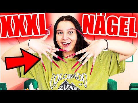 1 Tag lang mit XXL NÄGEL leben ! 😳💅🏼 (schlechte Idee)- Celina