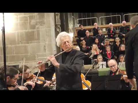 Peter Lukas Graf Mozart Flötenkonzert 29 10 2023 Bern Münster Steadicam Mozart flute concerto