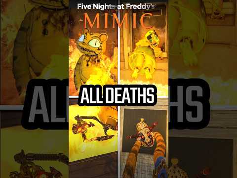 ALL DEATHS in FNAF: MIMIC Behind The Scenes! | Five Nights at Freddy's: Secret of the Mimic