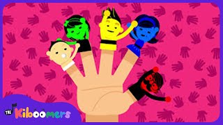 Daddy Finger  | Nursery Rhymes | Finger Family Song | Kids Songs | | The Kiboomers