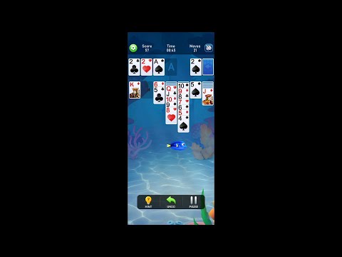 Solitaire Klondike Fish (by Solitaire Aquarium) - classic card game for Android and iOS - gameplay - YouTube