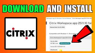How To Download And Install Citrix Workspace On Laptop (2026) (Complete Guide)
