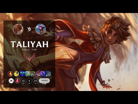 Taliyah Top vs Neeko - KR Grandmaster Patch 12.10