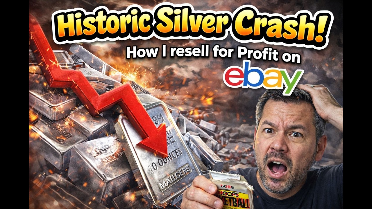 Historic Silver Crash! How I Resell for Profit on eBay When Your LCS Says NO!