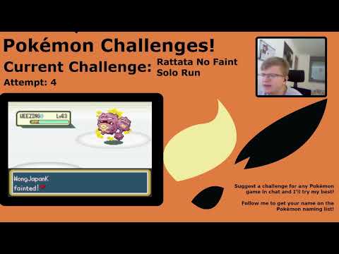 Rattata Solo Run Death Reel - Pokémon Challenges Stream Highlights