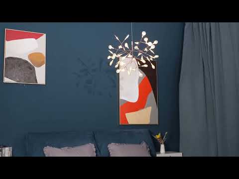 Rose Gold Firefly LED Chandelier — video thumbnail