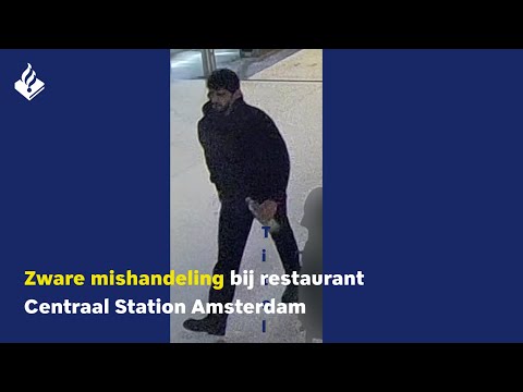 Zware mishandeling bij restaurant in Centraal Station: herkent u de verdachte?