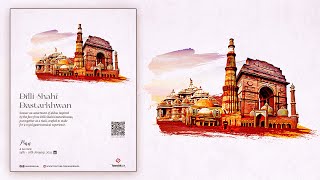 Dilli Shahi Dastarkhwan | Luxury Restaurant Poster Design | Restaurant Poster | Photoshop Tutorial