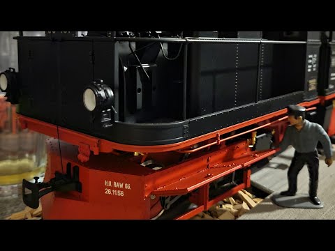 LGB Neuheit 2022 unterwegs - 99 161 auf 1000mm Rollbockbahn im Einsatz