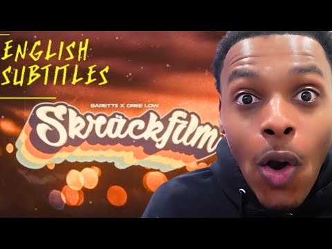 Sarettii, Dree low - SKRÄCKFILM (ENGLISH SUBTITLES) | American Reacts to Swedish Rap!