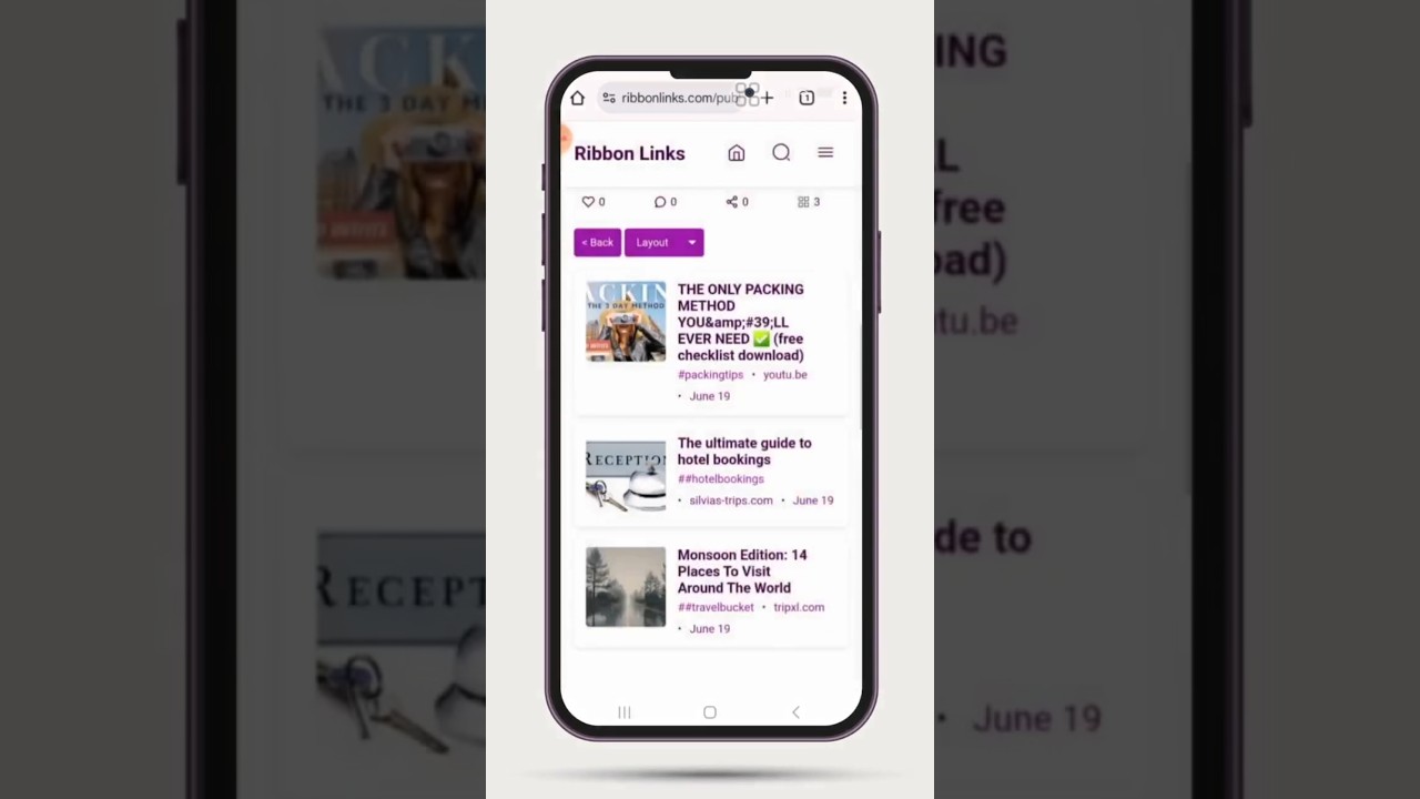 RibbonLinks demo video