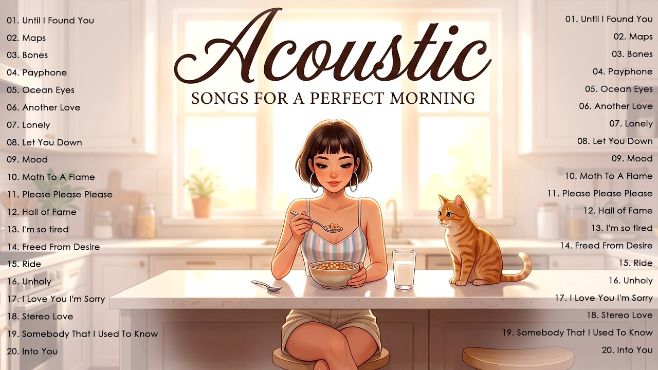 Morning Acoustic Songs With Lyrics 2026 ☀️ Gentle, Easy & Feel Good Playlist