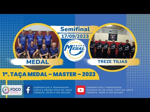 MEDAL X TREZE TÍLIAS - CLUBE 13 X SÍTIO VÔ MANOEL// 1ª TAÇA MEDAL MASTER EM LUZERNA-SC DIA 17/09/23