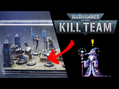 Necron Kill Team Diorama - Building a Portable Display Case
