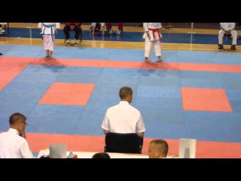 9th WUC Bar, Montenegro,kata female eliminations, Shimizu JPN vs Mark SUI
