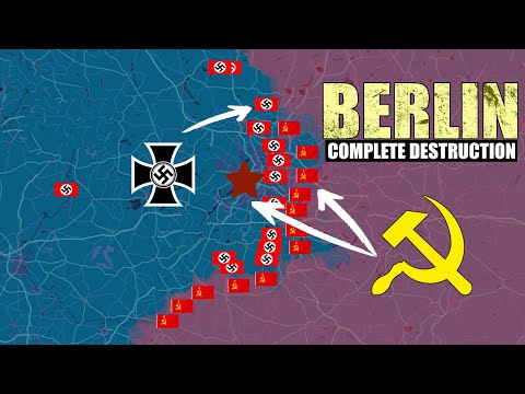Battle Of Berlin Every Day using Google Maps |  World War 2 Battles